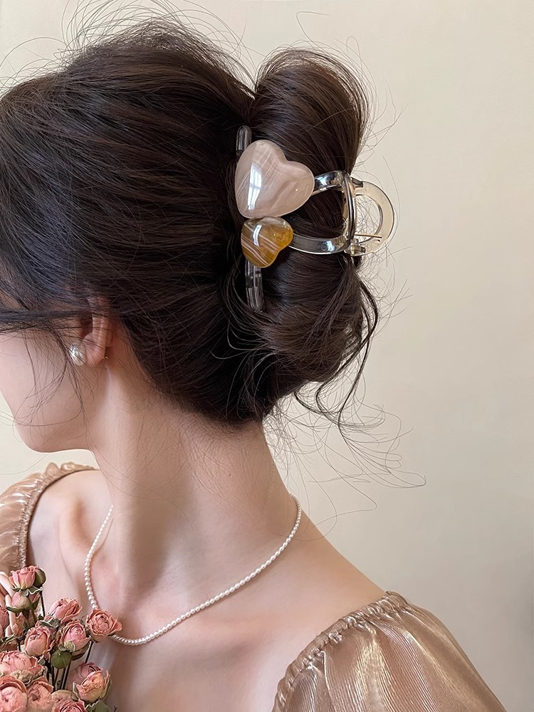 2025 Heart Hair Claw - Statement Updo Maker - Image 6