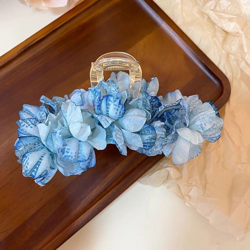 Romantic Pink Floral Claw Clip - Spring Hair Elegance - Image 7