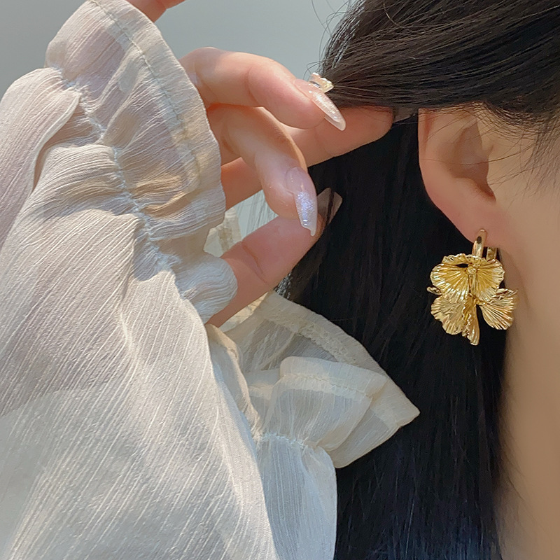 Clover Hoops - Lucky Charm Earrings - Image 3