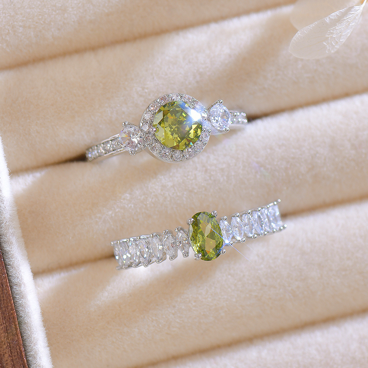 Micro-Pavé Olive Ring - Petite Luxury - Image 2