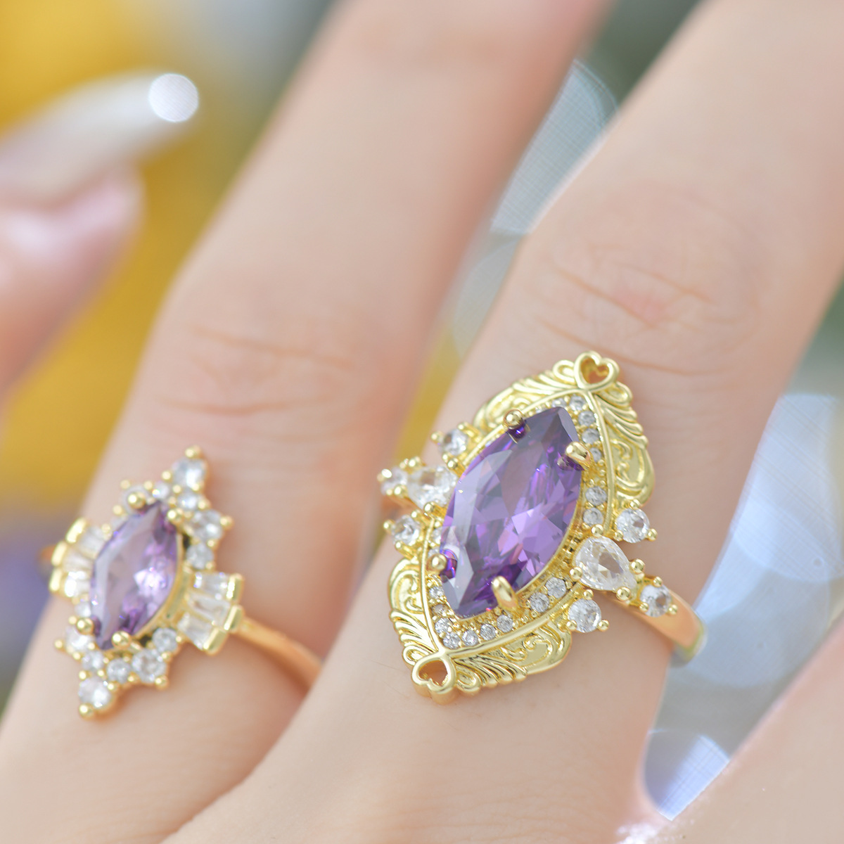 Palace Revival Ring - Antique Dual-Tone - Image 3