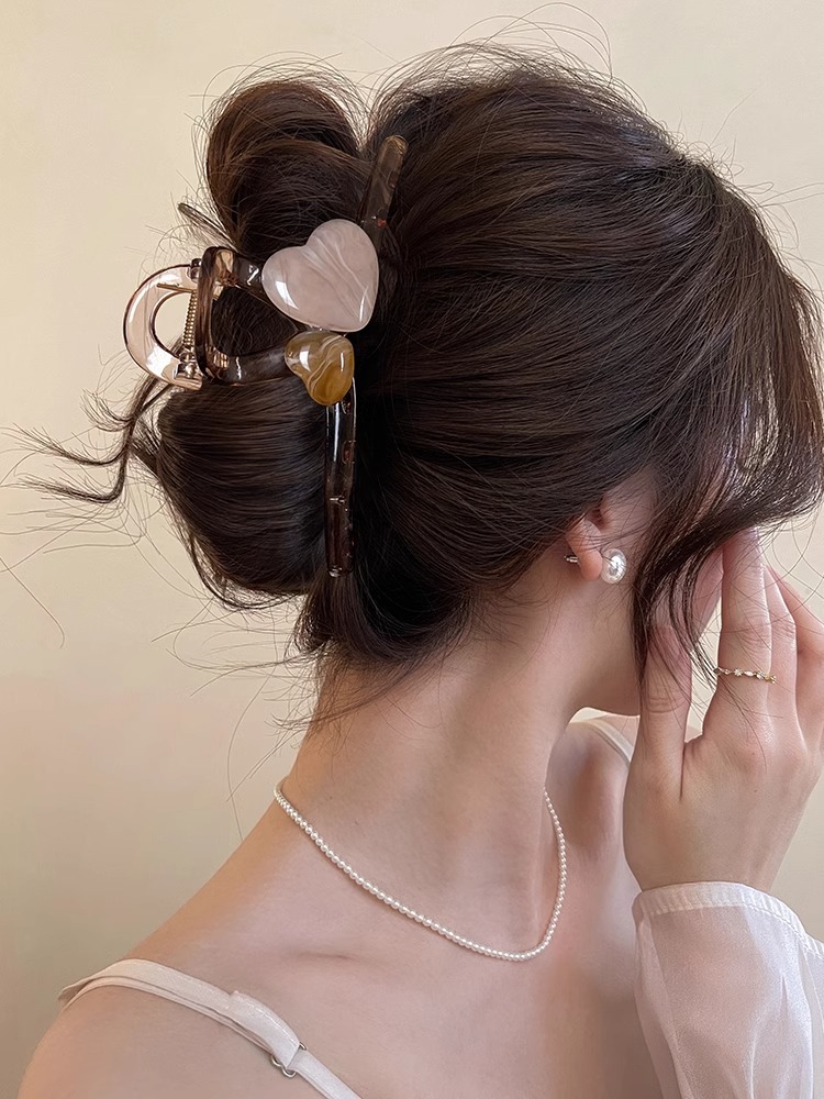 2025 Heart Hair Claw - Statement Updo Maker - Image 9
