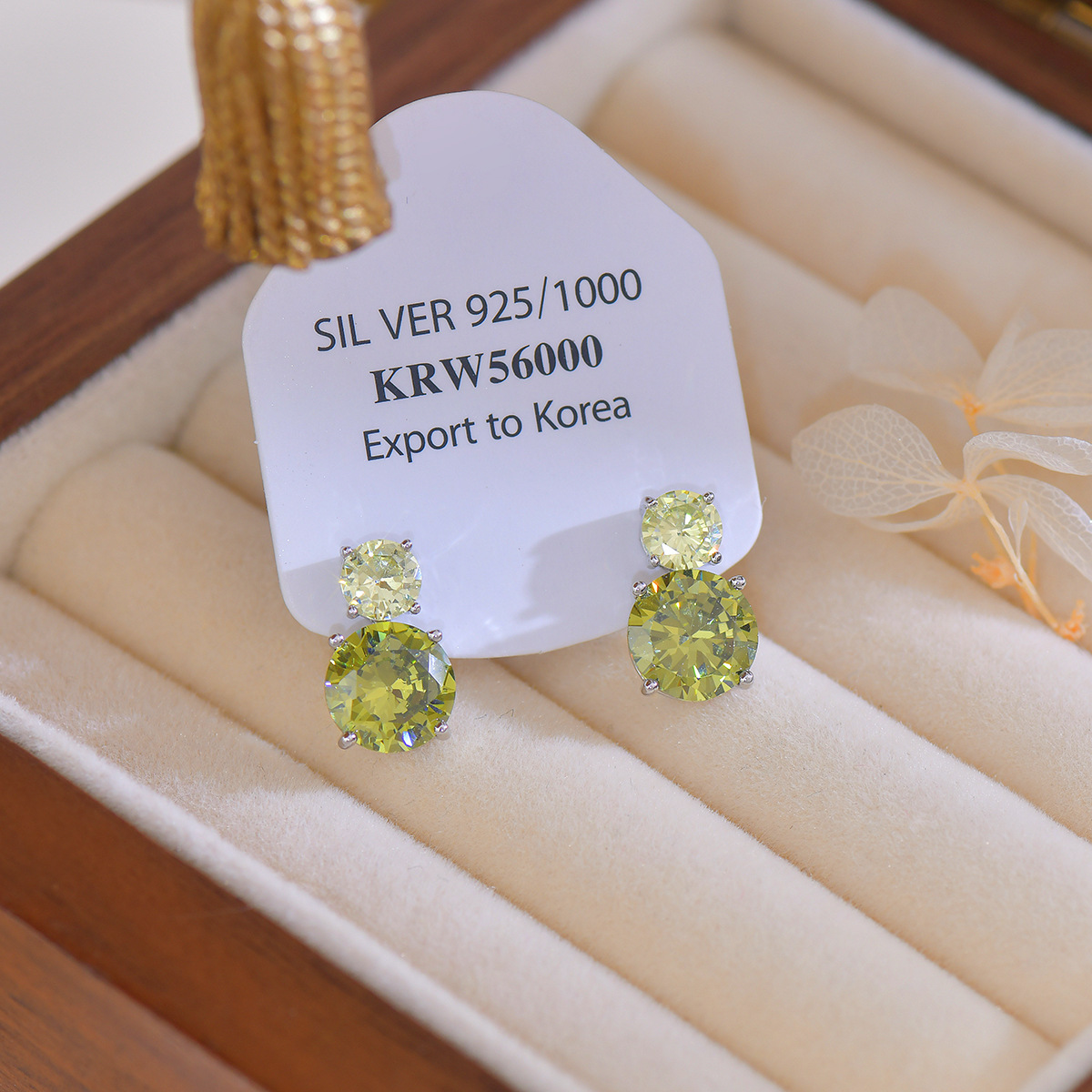 Lime Zest Studs - Convertible Summer - Image 2
