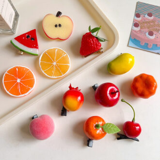 Fruit-Shaped Duckbill Hair Clip - Playful Bangs Accessory