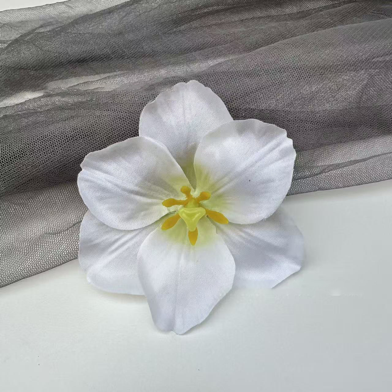 Spring Blue Lily & Tulip Duckbill Clip - Fairy-like Flyaway Tamer - Image 8