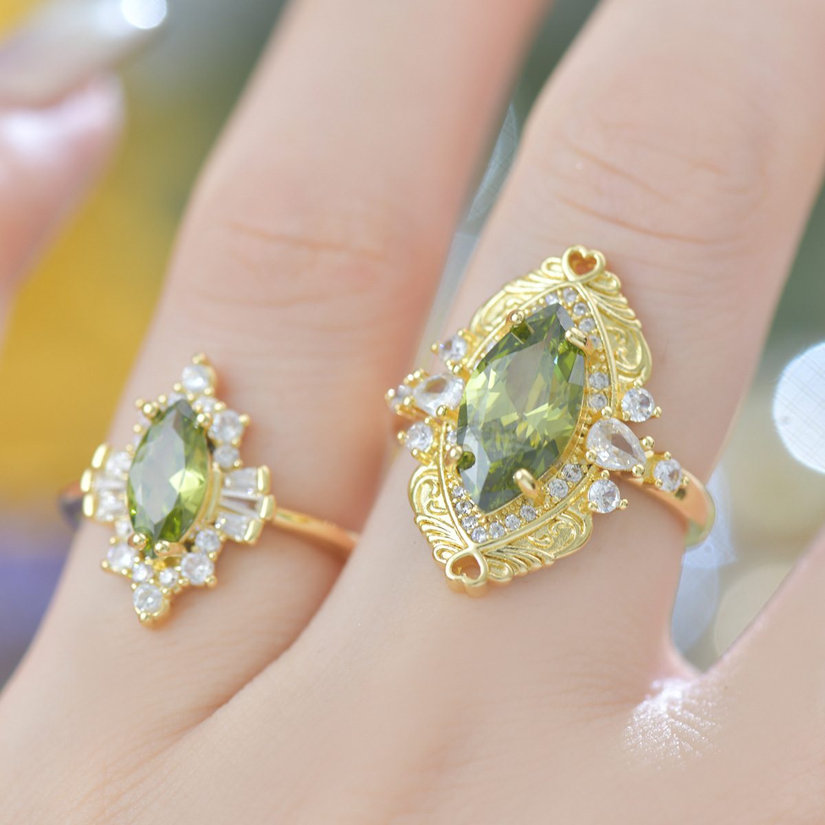 Palace Revival Ring - Antique Dual-Tone - Image 4