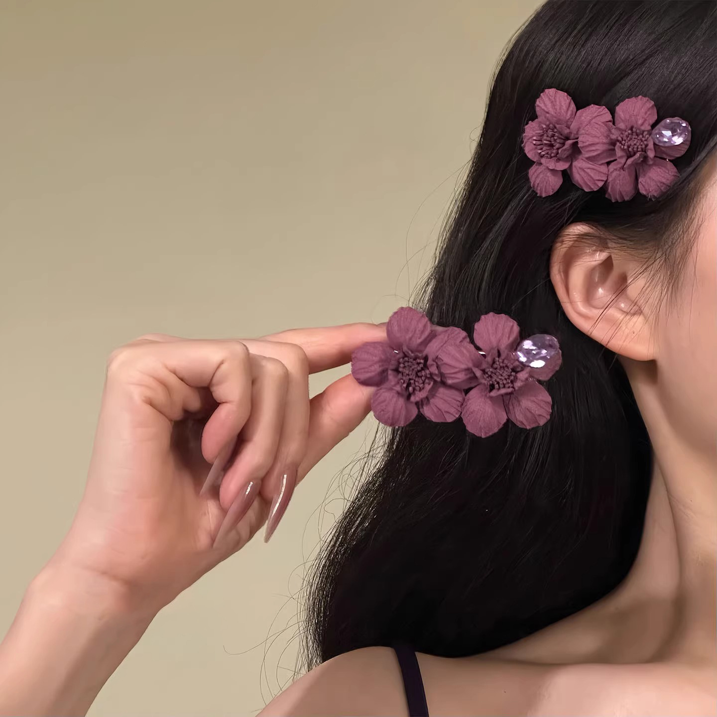 2025 Lavender Fantasy Hair Clip - Vacation Hair Jewelry - Image 8