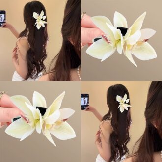 Cymbidium Orchid Shark Clip - Photogenic Updo Solution