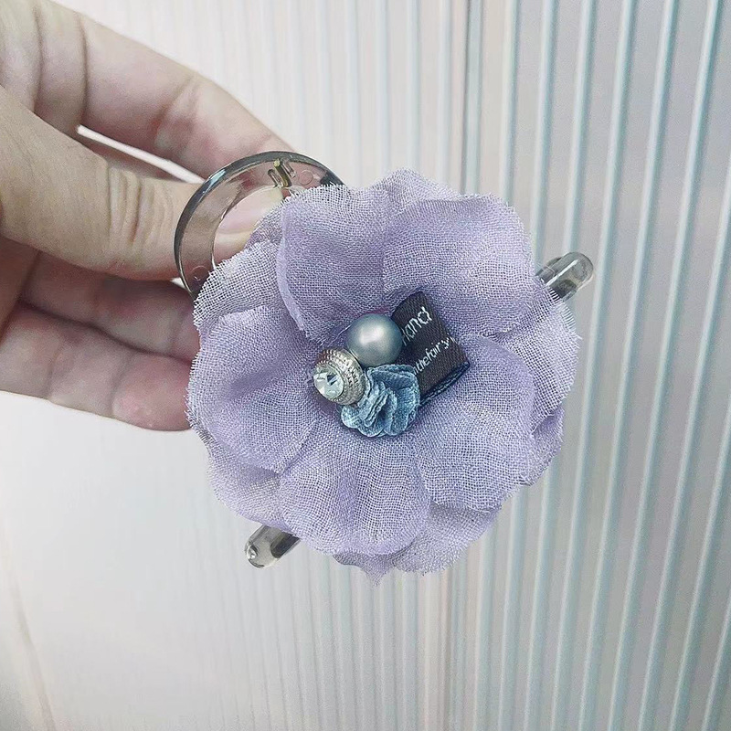 Pearl-Encrusted Hair Claw - Korean Summer Updo - Image 6