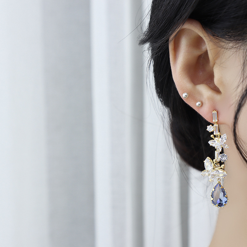 French Blue Butterfly Drops - Palace Fantasy - Image 4