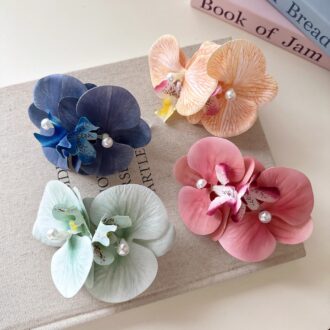 Phalaenopsis Orchid Hair Clip - Beach Photo Side Accessory