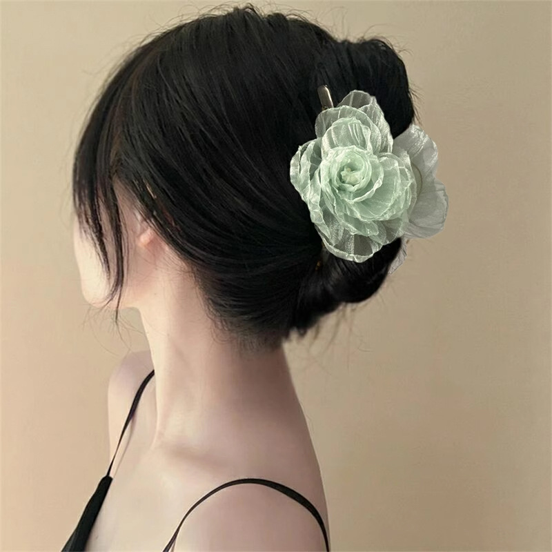 Mint Green Hair Claw - 2025 Forest Hair Trend - Image 2