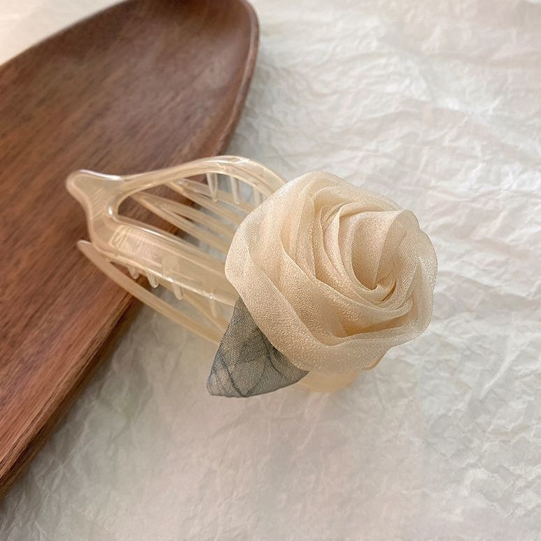 Camellia Goddess Duckbill Clip - Summer Sophistication - Image 3