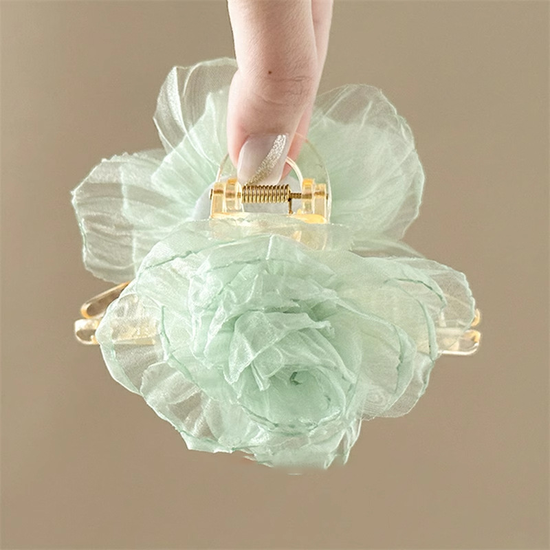 Mint Green Hair Claw - 2025 Forest Hair Trend - Image 4