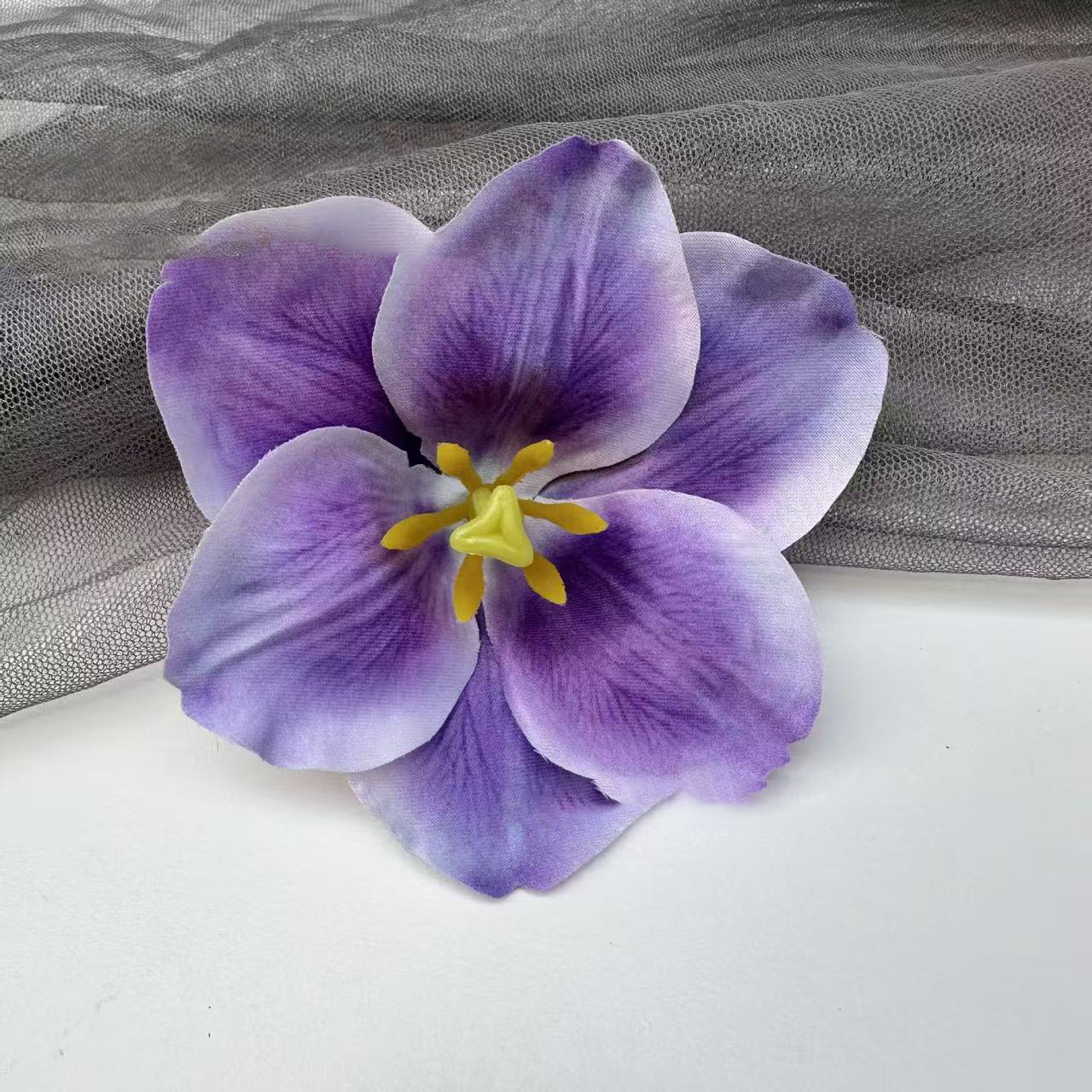 Spring Blue Lily & Tulip Duckbill Clip - Fairy-like Flyaway Tamer - Image 11