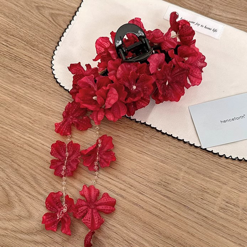 Hydrangea Waterfall Claw Clip - 2023 Ethereal Updo Enhancer - Image 6