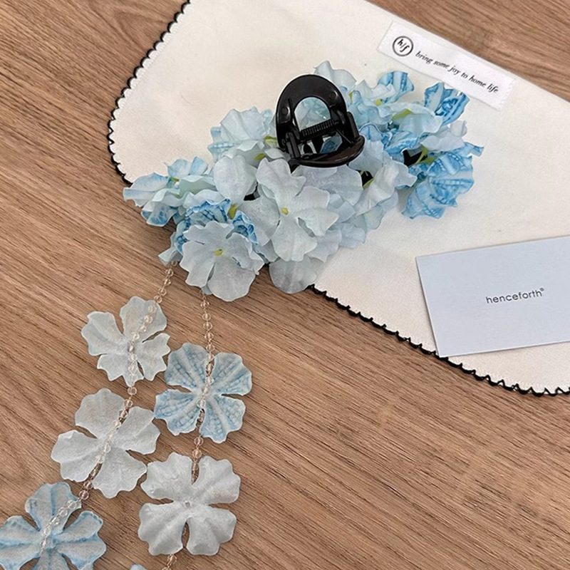 Hydrangea Waterfall Claw Clip - 2023 Ethereal Updo Enhancer - Image 5