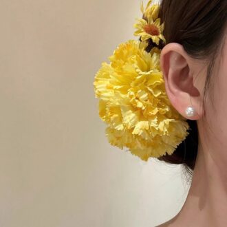 Fragrant Chrysanthemum Hair Pin - Early Spring Photo Prop