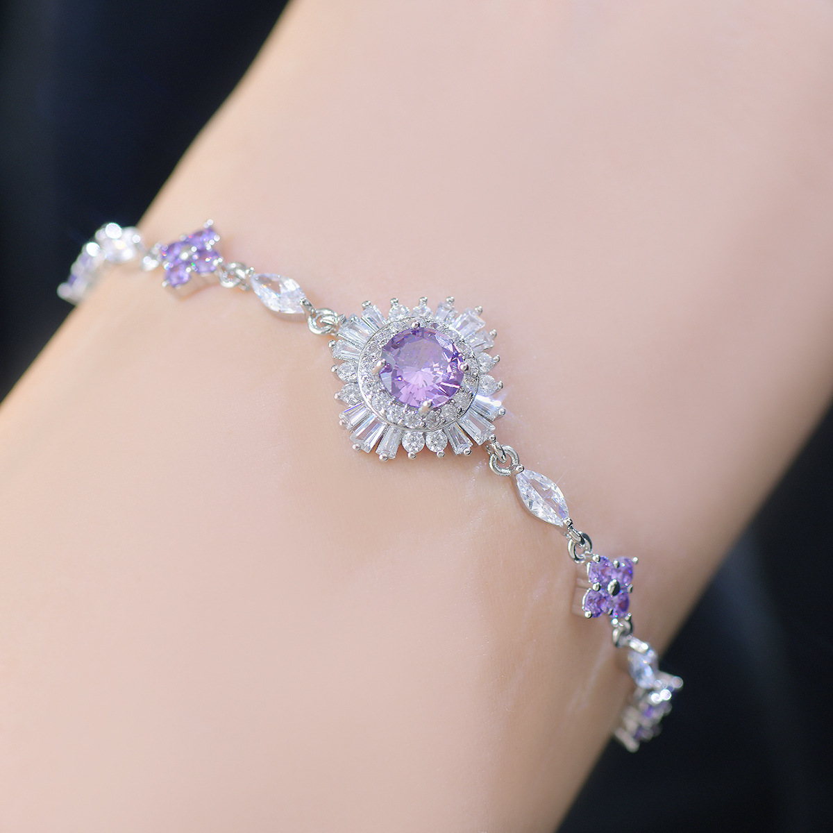 Purple Zirconia Set - Coordinated Luxury - Image 3