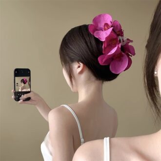 Ombré Phalaenopsis Hair Claw - Spring Hair Jewelry