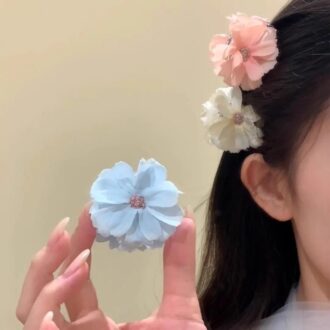 Realistic Floral Hair Claw - Updo Enhancer