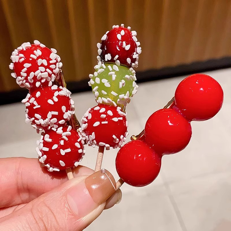 Candy Hawthorn Duckbill Clip - Playful Kawaii Accessory - Image 3