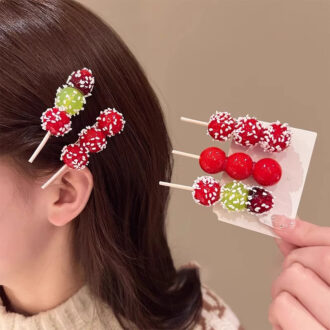Candy Hawthorn Duckbill Clip - Playful Kawaii Accessory