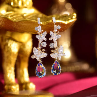 French Blue Butterfly Drops - Palace Fantasy