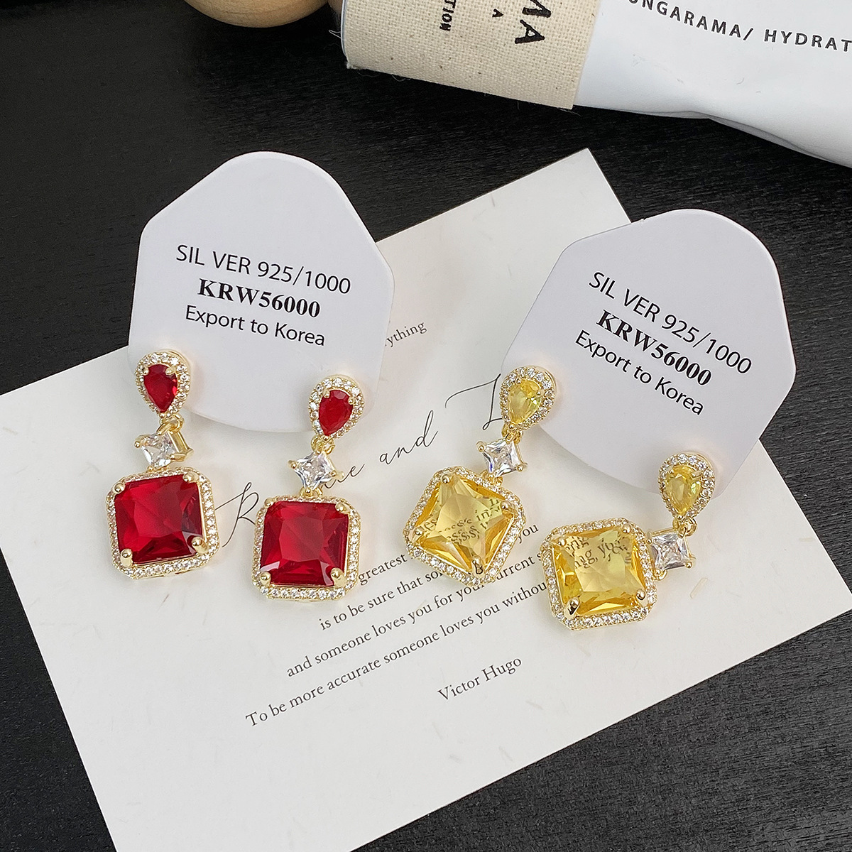 Full Pavé Studs - Vintage Glam Earrings