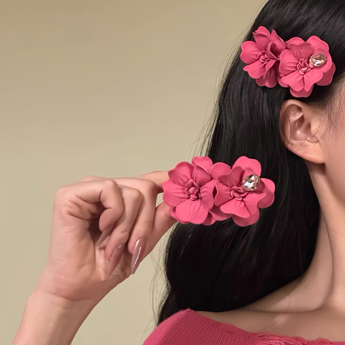 2025 Lavender Fantasy Hair Clip - Vacation Hair Jewelry - Image 5