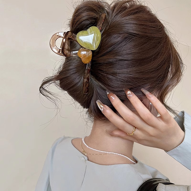 2025 Heart Hair Claw - Statement Updo Maker - Image 3