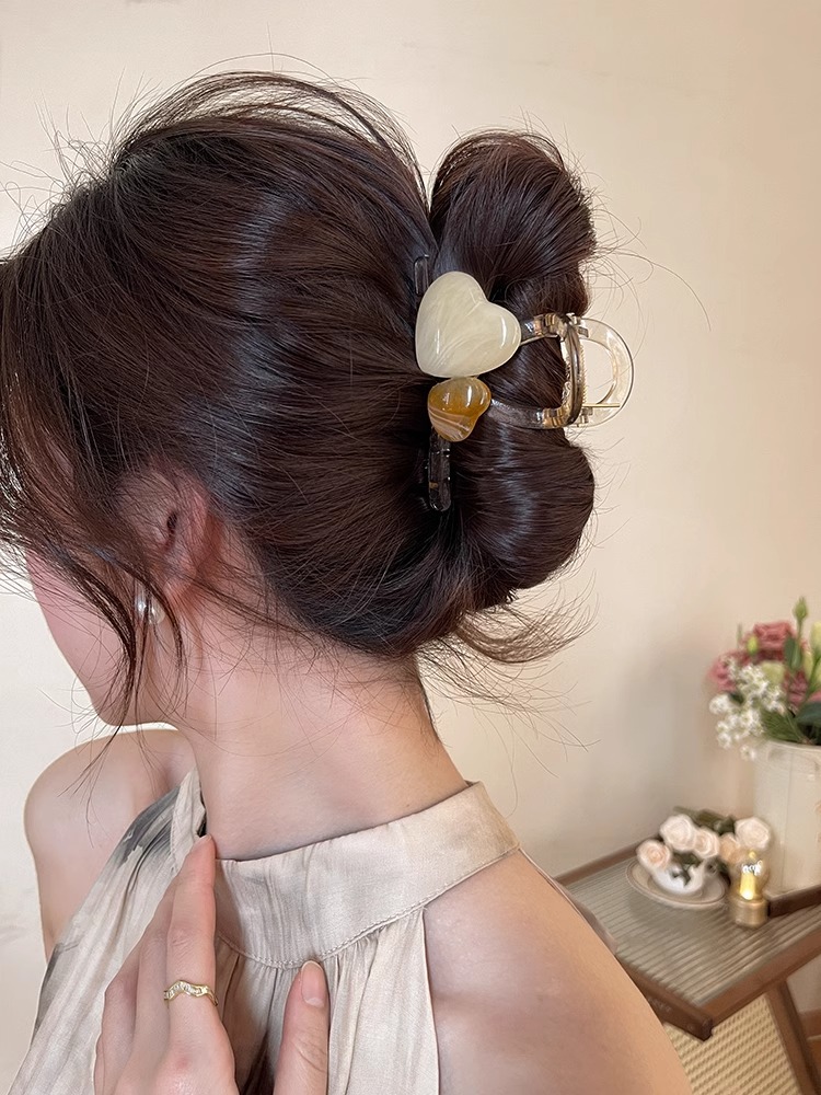 2025 Heart Hair Claw - Statement Updo Maker - Image 7