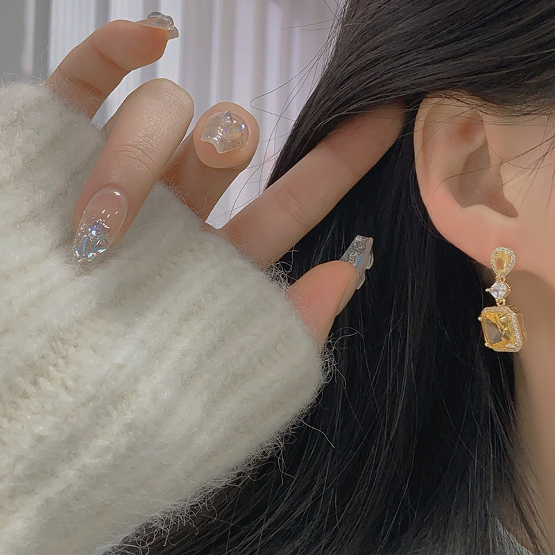 Full Pavé Studs - Vintage Glam Earrings - Image 2