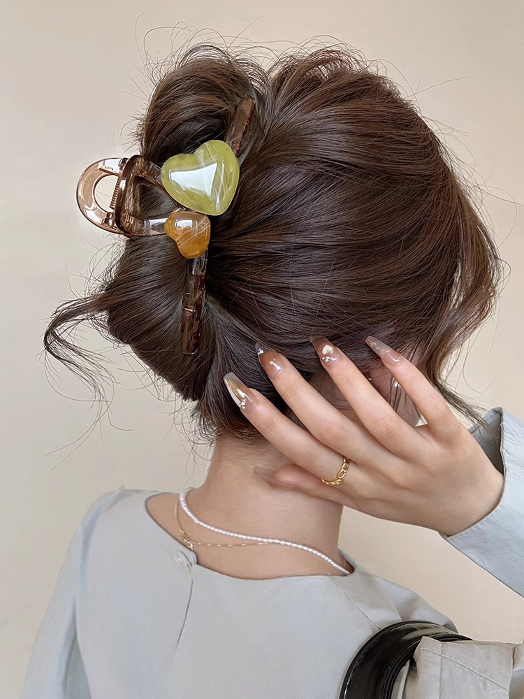 2025 Heart Hair Claw - Statement Updo Maker - Image 11