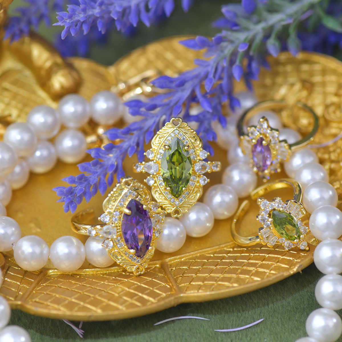 Palace Revival Ring - Antique Dual-Tone - Image 2