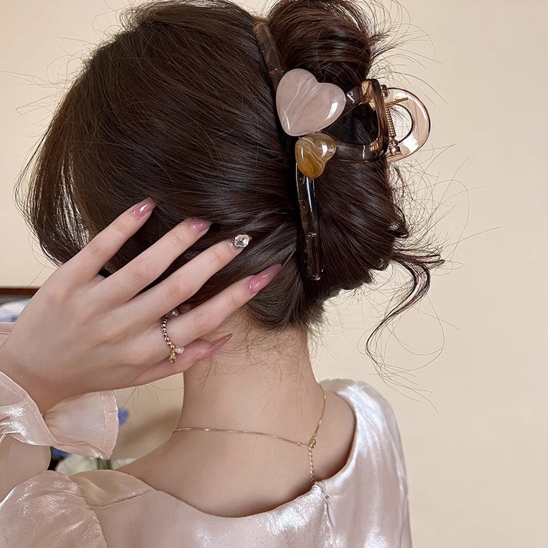 2025 Heart Hair Claw - Statement Updo Maker - Image 2