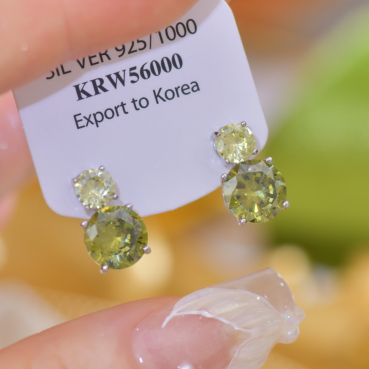 Lime Zest Studs - Convertible Summer