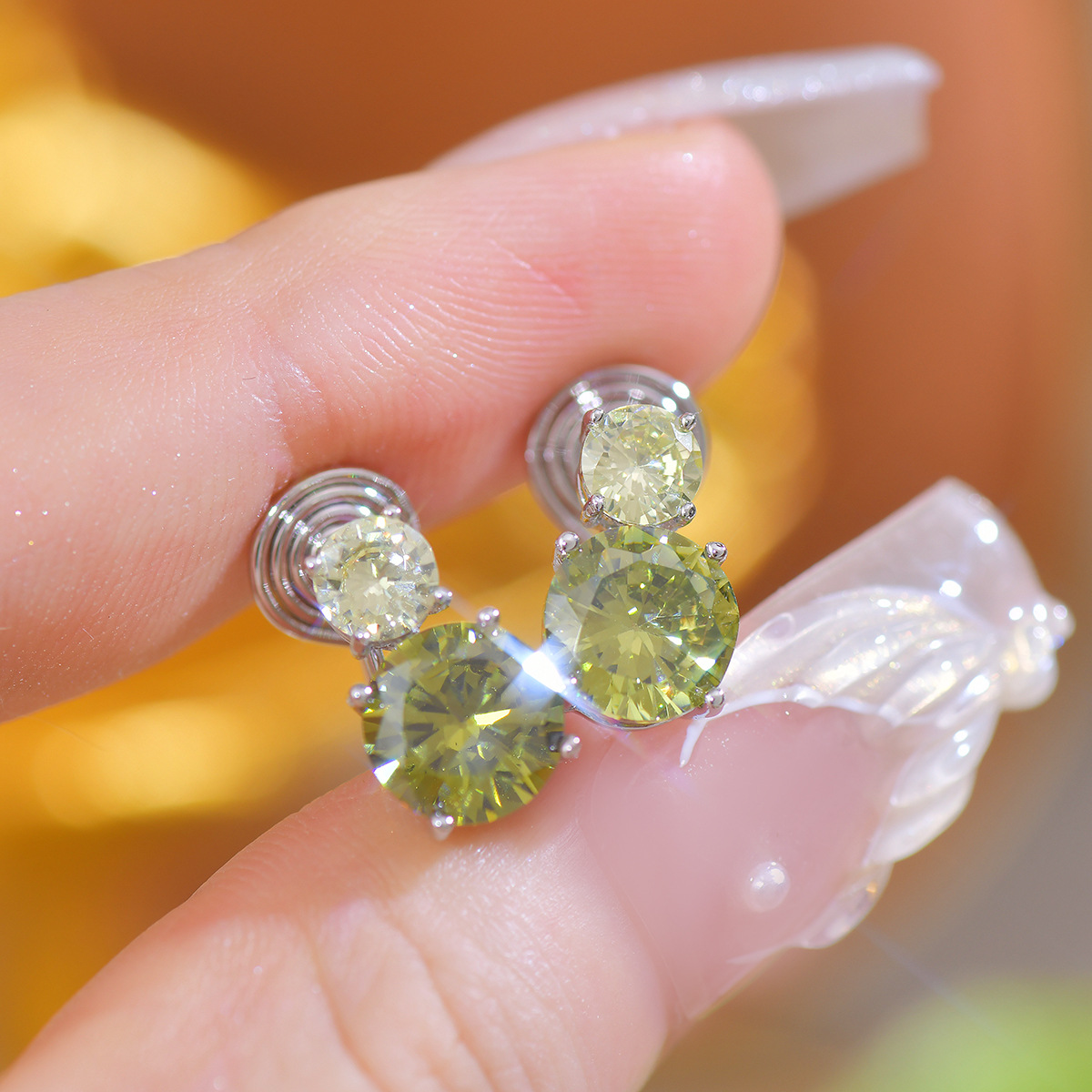 Lime Zest Studs - Convertible Summer - Image 5