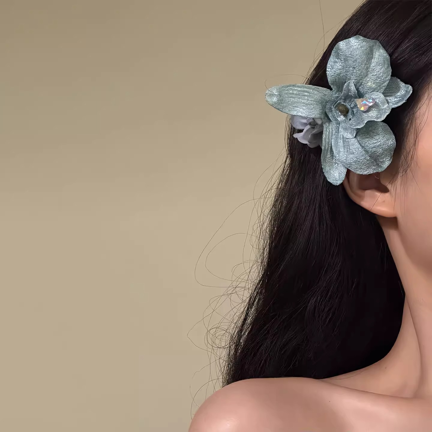 2025 Summer Iris Hair Clip - Royal Purple Elegance - Image 5