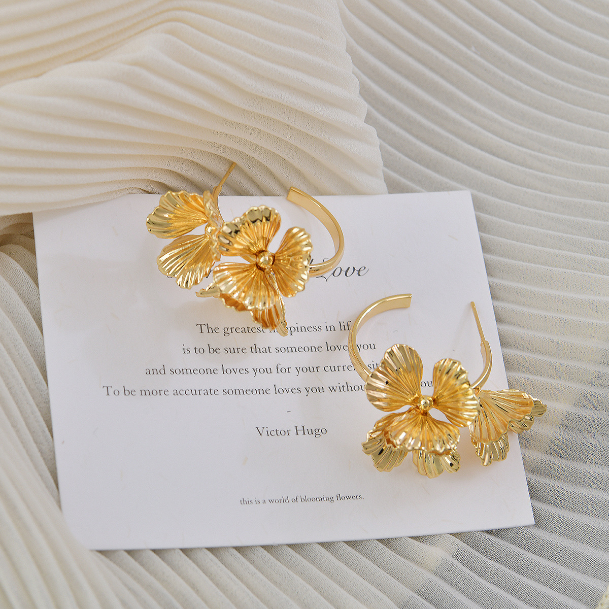 Clover Hoops - Lucky Charm Earrings - Image 5